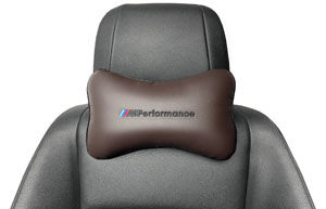 Автомобильная подушка под шею из эко-кожи